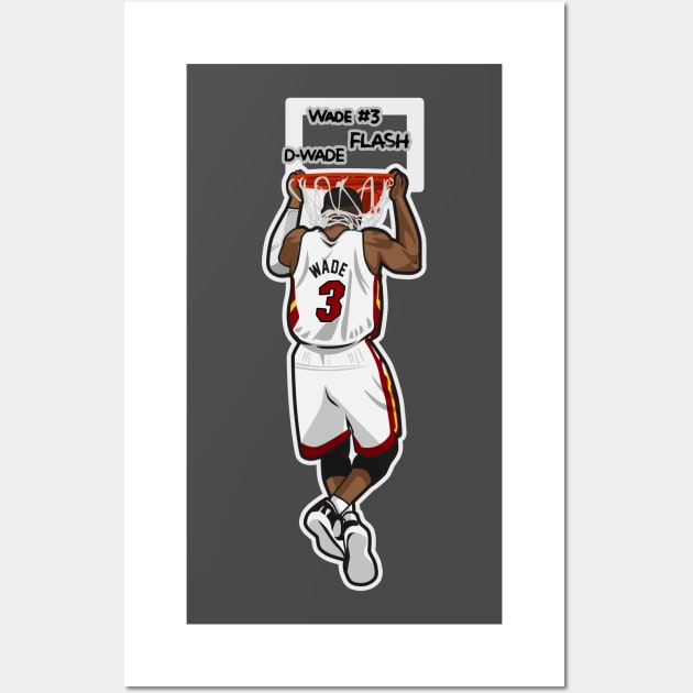 dwyane wade Cartoon Style Wall Art by ray1007